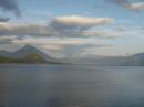Atitlan Lake: One of the Volcanos across Atitlan Lake from our hotel